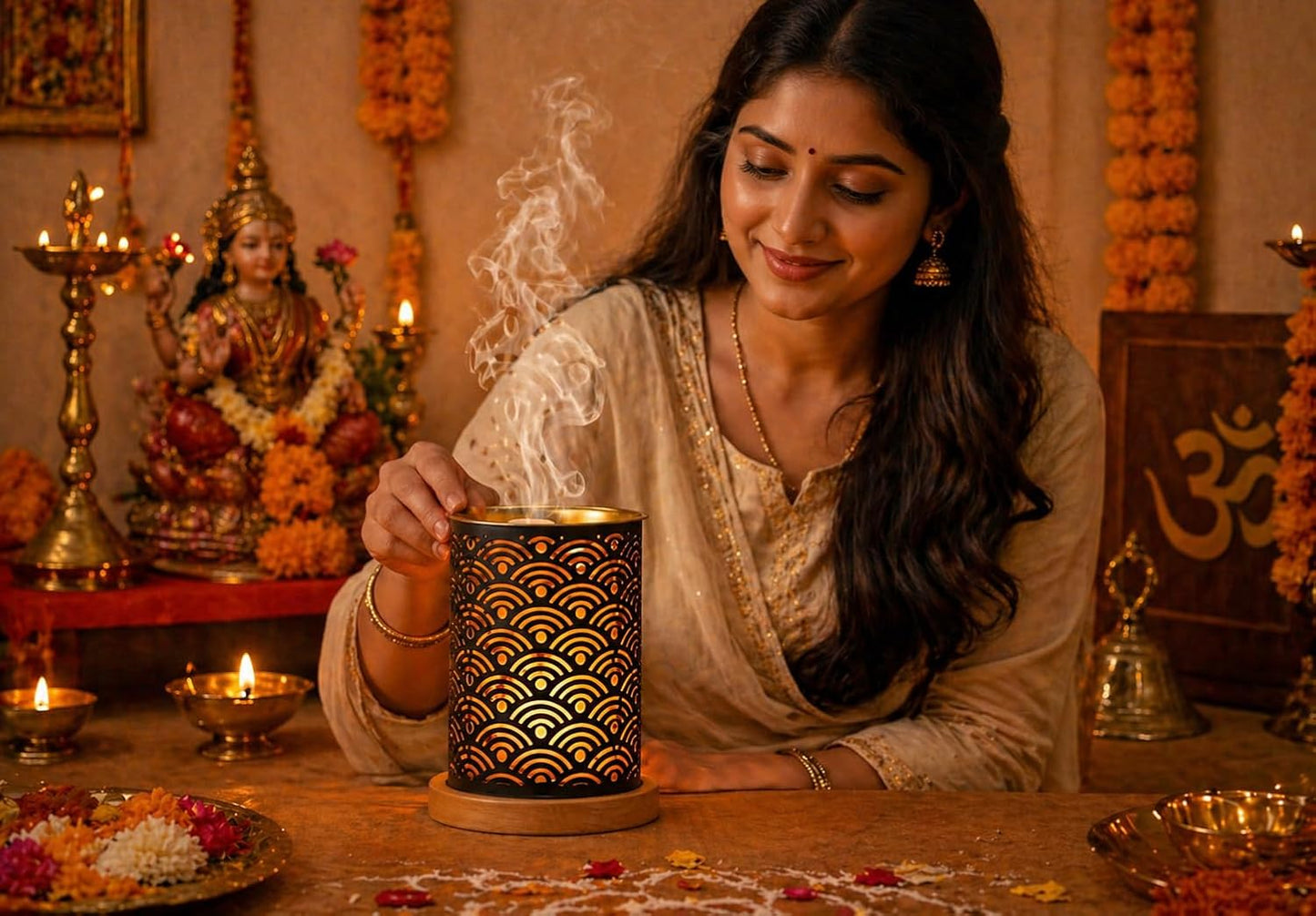 Metal Oil Burner for Home Fragrance