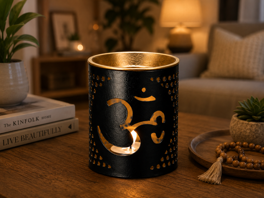 Om Oil Burner for Aromatherapy & Meditation